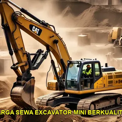 Mengetahui harga sewa excavator mini per jam klaten